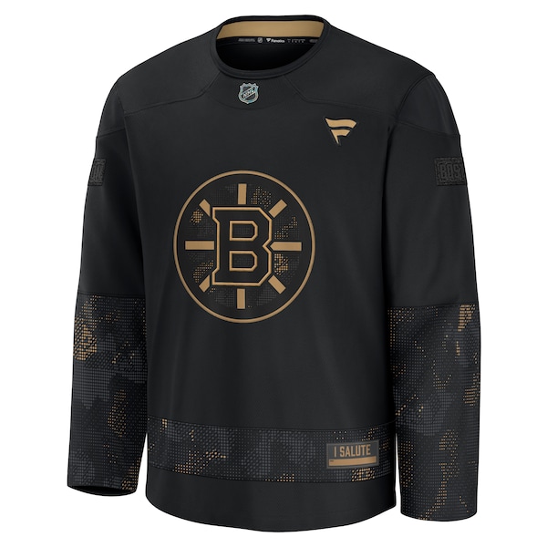 Boston Bruins  2024 Military Appreciation Practice Jersey - Black