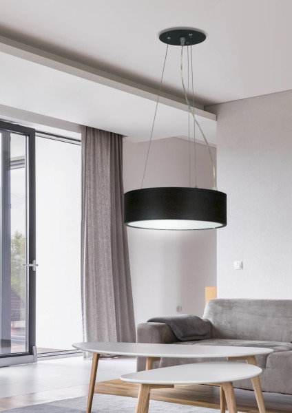 Lampa wisząca ZIGO wenge LED 1x16W Zimna biel 1000lm Candellux
