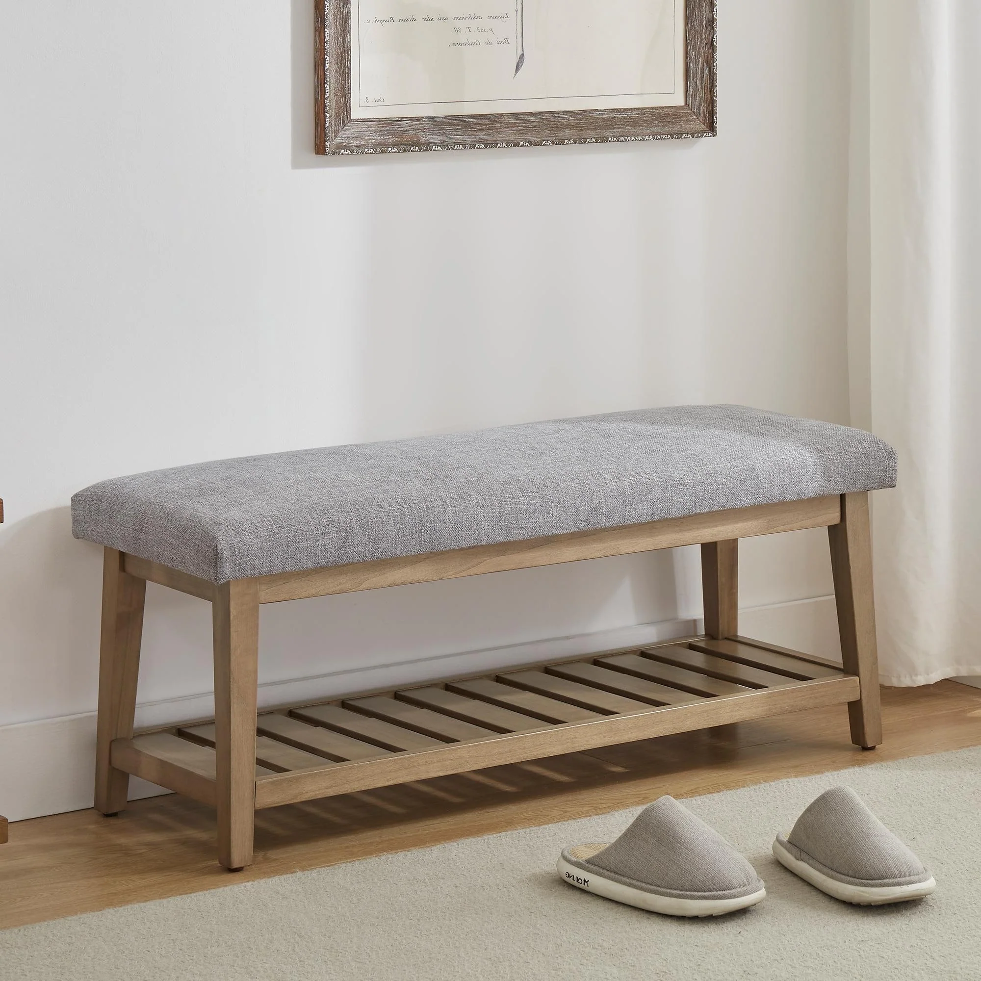 Entryway Shoe Bench Storage Bench Upholstered Bench