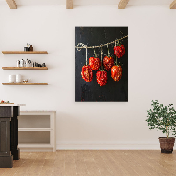 Obraz do kuchni restauracji baru jadalni, Suszone pomidory 20x30