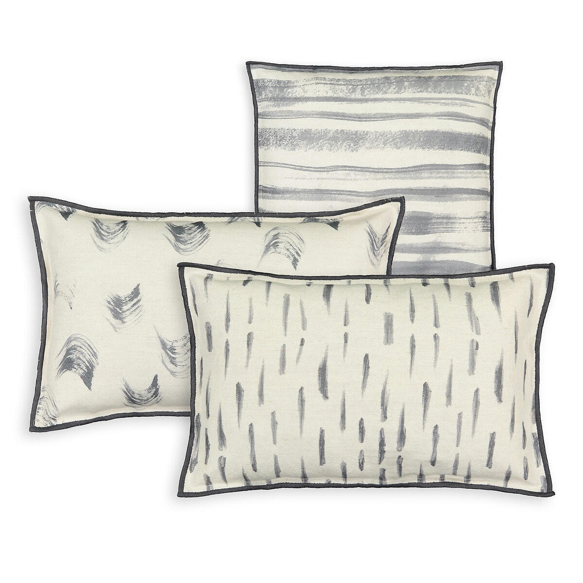 Housse de coussin 40x40 cm, coton/lin, Valbo
