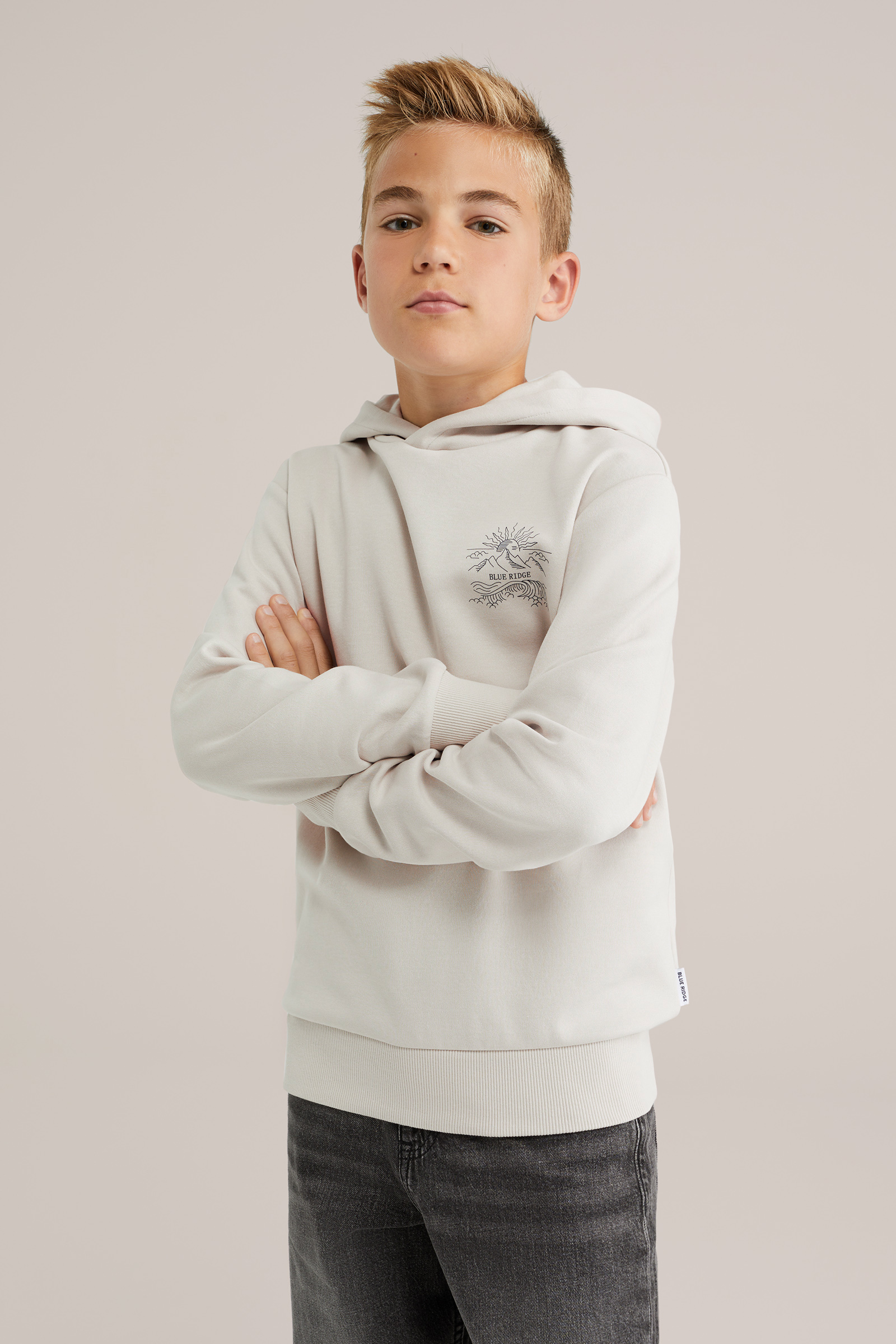Jongens hoodie met embroideries