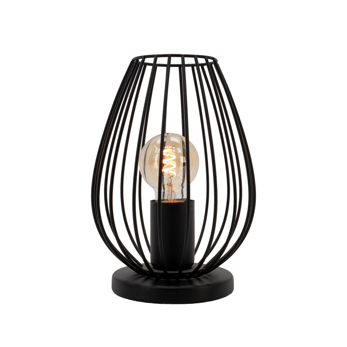 EGLO tafellamp Newtown - e27 - 23 cm - zwart