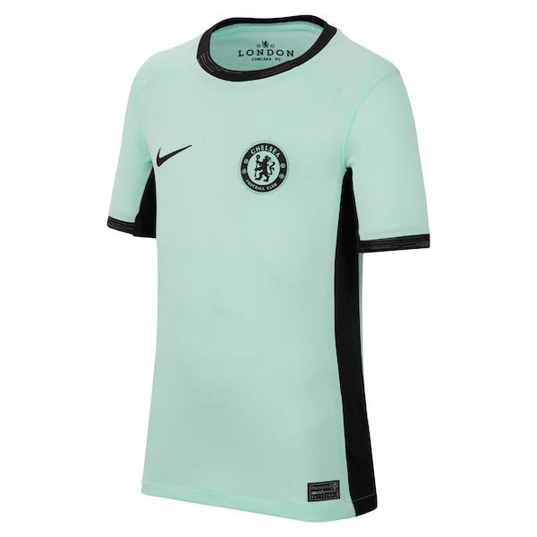 Moisés Caicedo Chelsea Nike Youth 2023/24 Third Stadium Replica Player Jersey - Mint