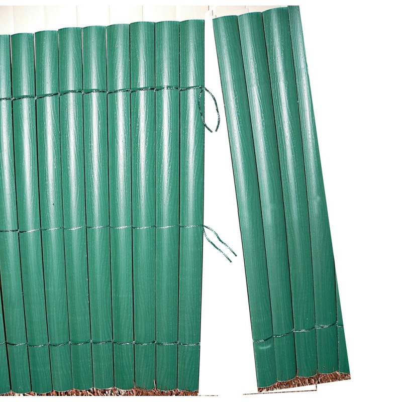 Canisse PVC simple face verte 1 x 3 m PLASTICANE