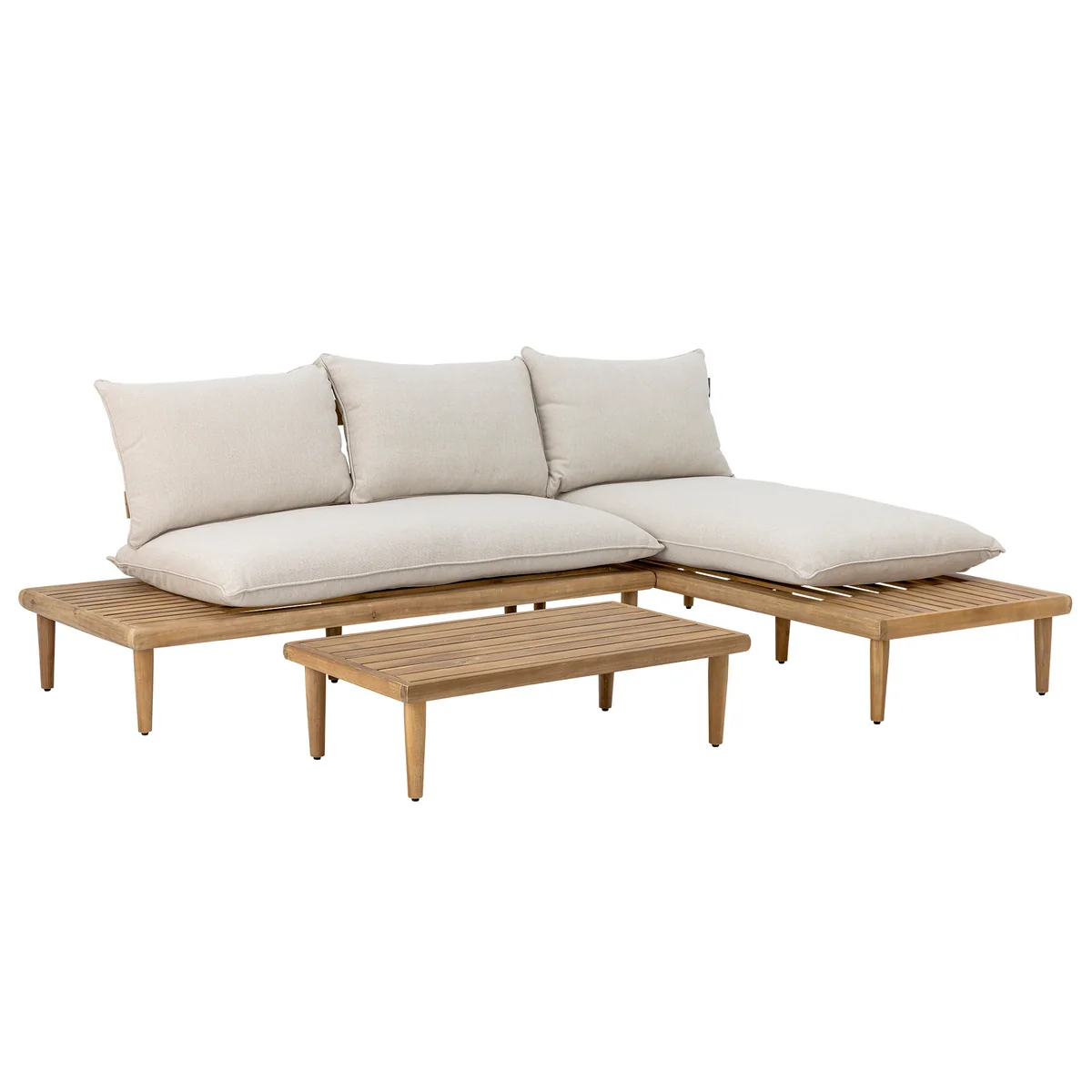 Bloomingville - Cesano Outdoor Loungeset, Natur, acacia