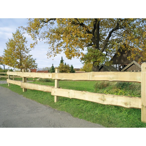 Rancherzaunbohle, Fichte, BxL: 25 x 240 cm, Stärke: 2,4 cm