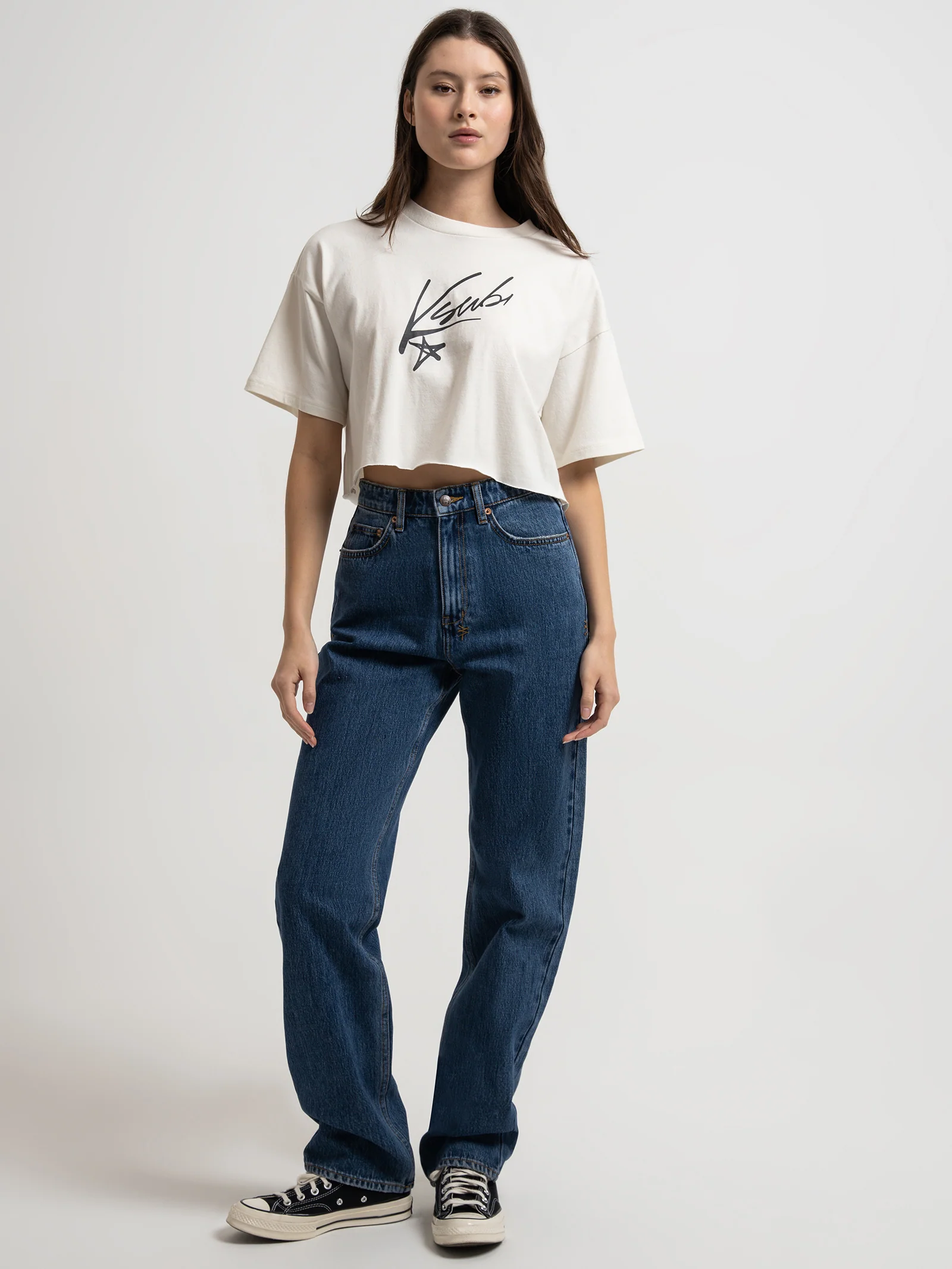 Sprayed OH G Crop T-Shirt