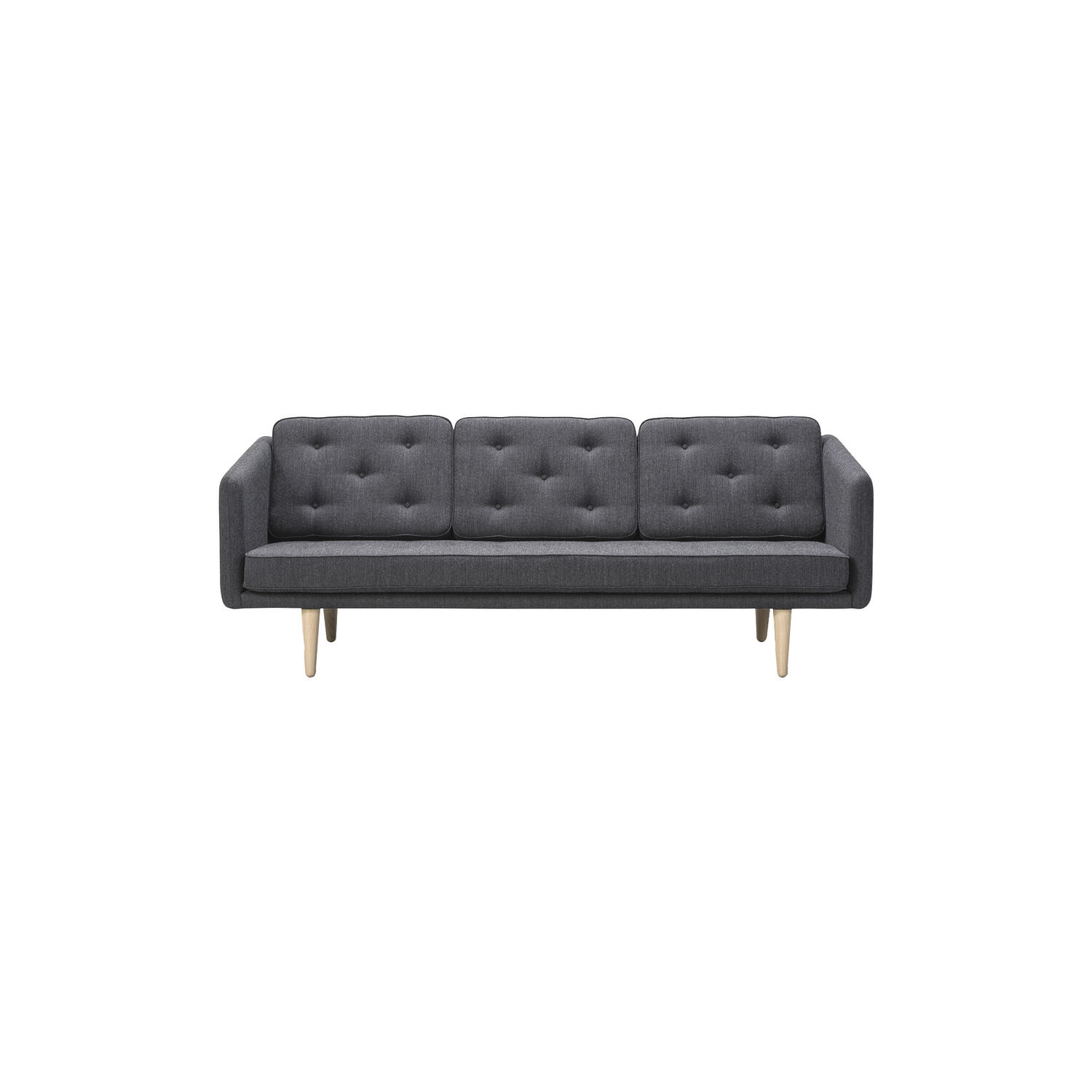 No. 1 3-pers. sofa, Fiord 191/s&aelig;behandlet eg