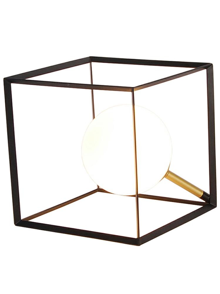 Stołowa WEERT lampa 1 czarny złoty 15x15x15