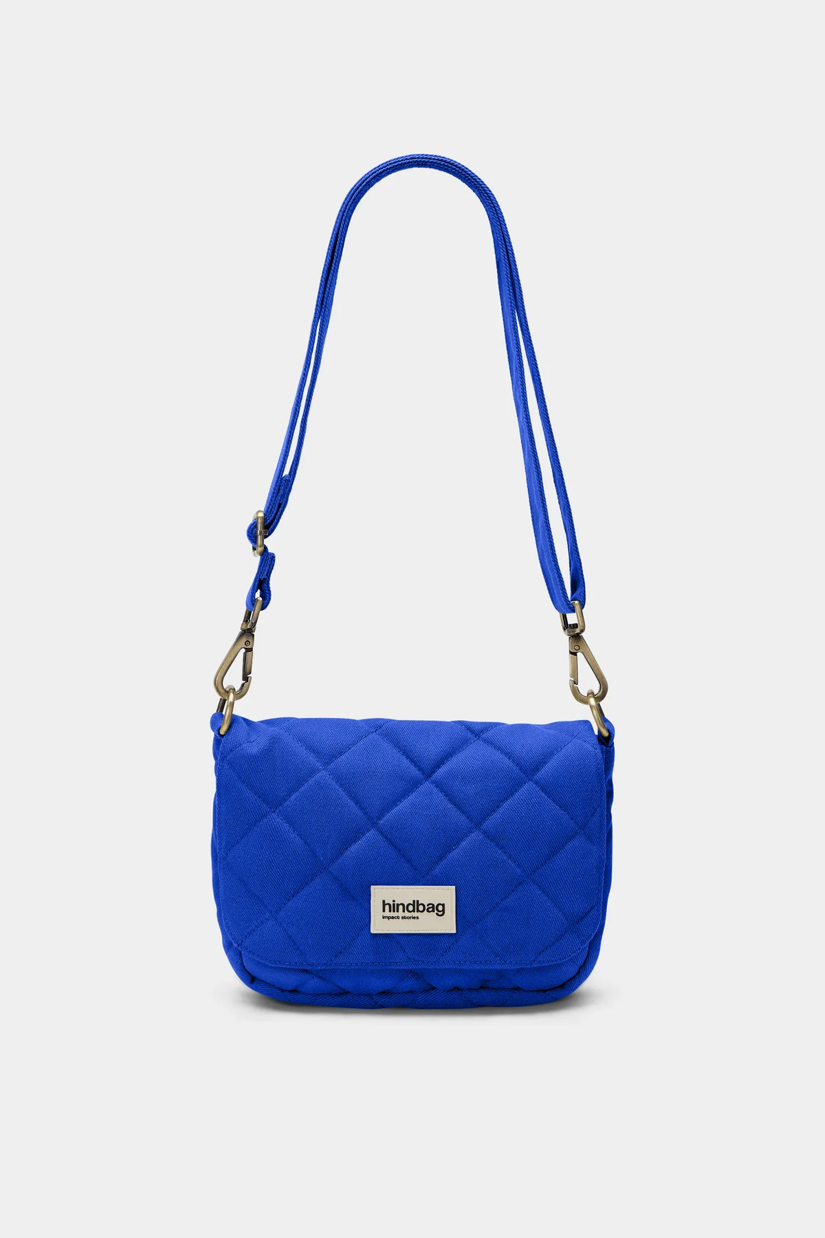 Sac à main matelassé Margault Bleu électrique
