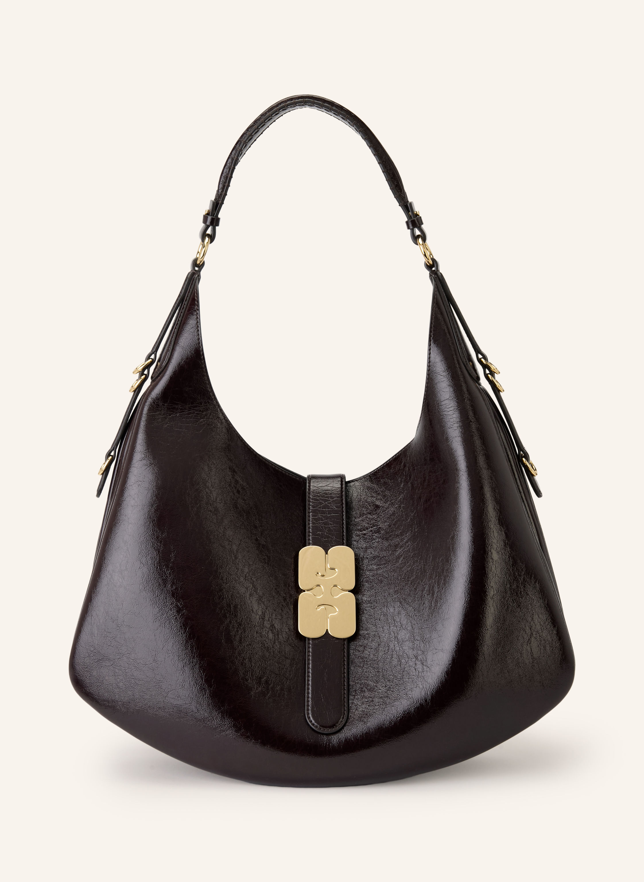 GANNI Beuteltasche KAT LARGE mit Pouch