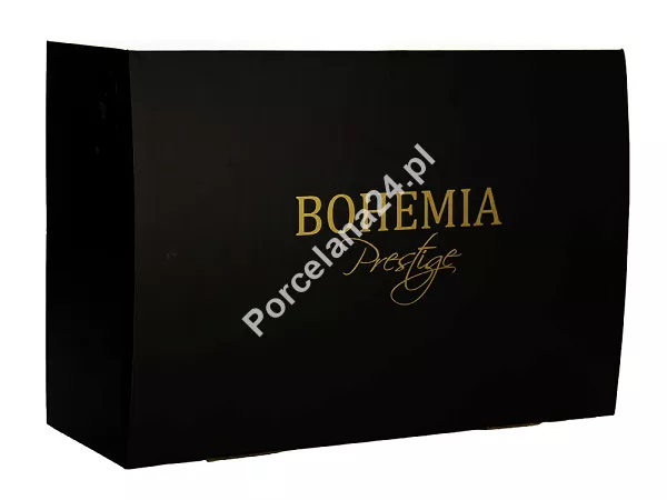 Kpl. szklanek do whisky 340 ml (6 szt.) Bohemia - QUADRO VERSO GOLD 4SB.QUV.949681