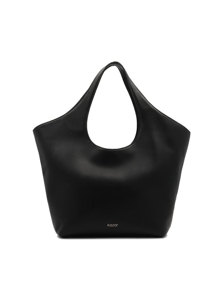 Large leather shoulder bag