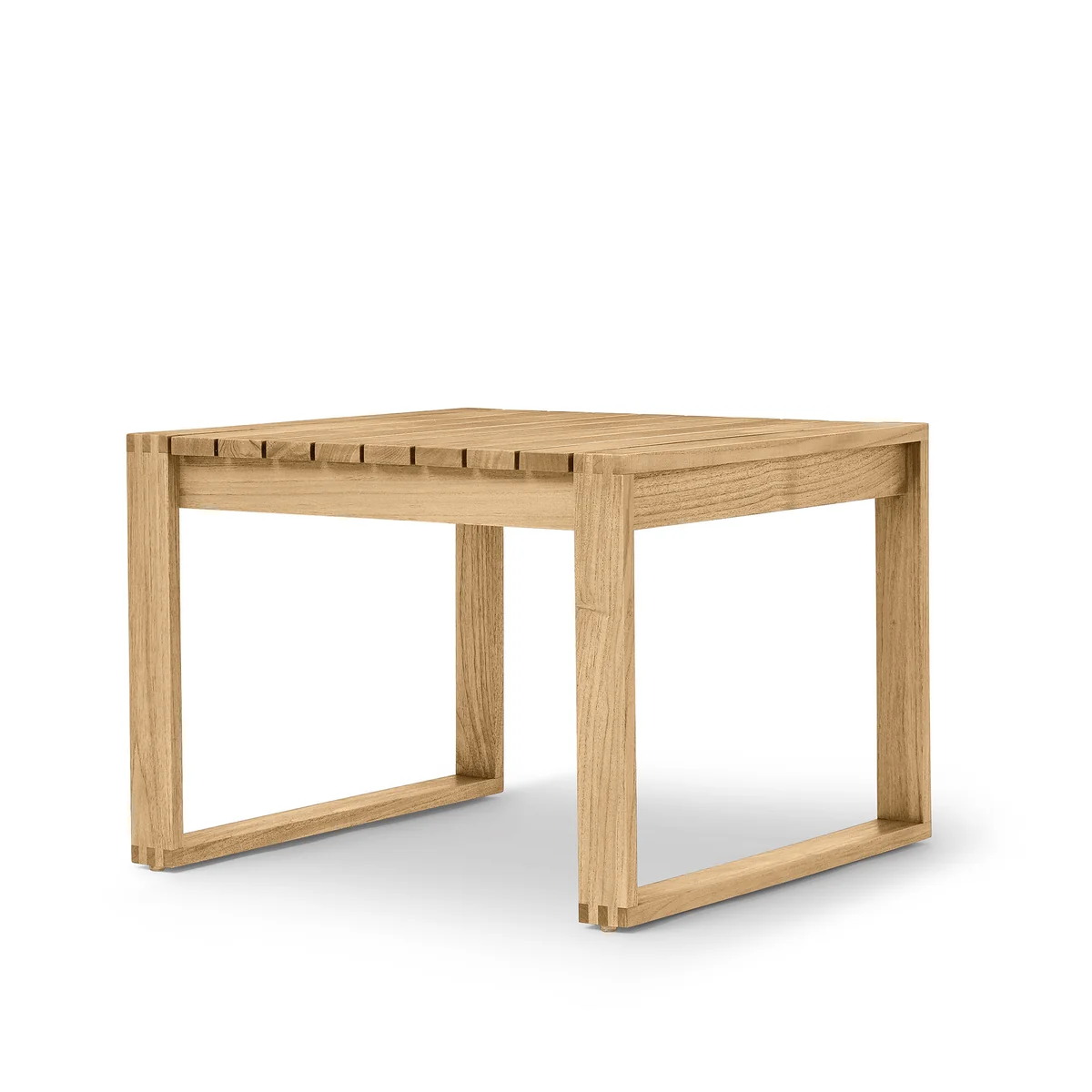 Carl Hansen - BK16 Beistelltisch, 69 x 66 cm, Teak unbehandelt