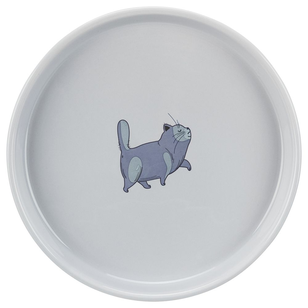 Trixie ceramic bowl flat and wide