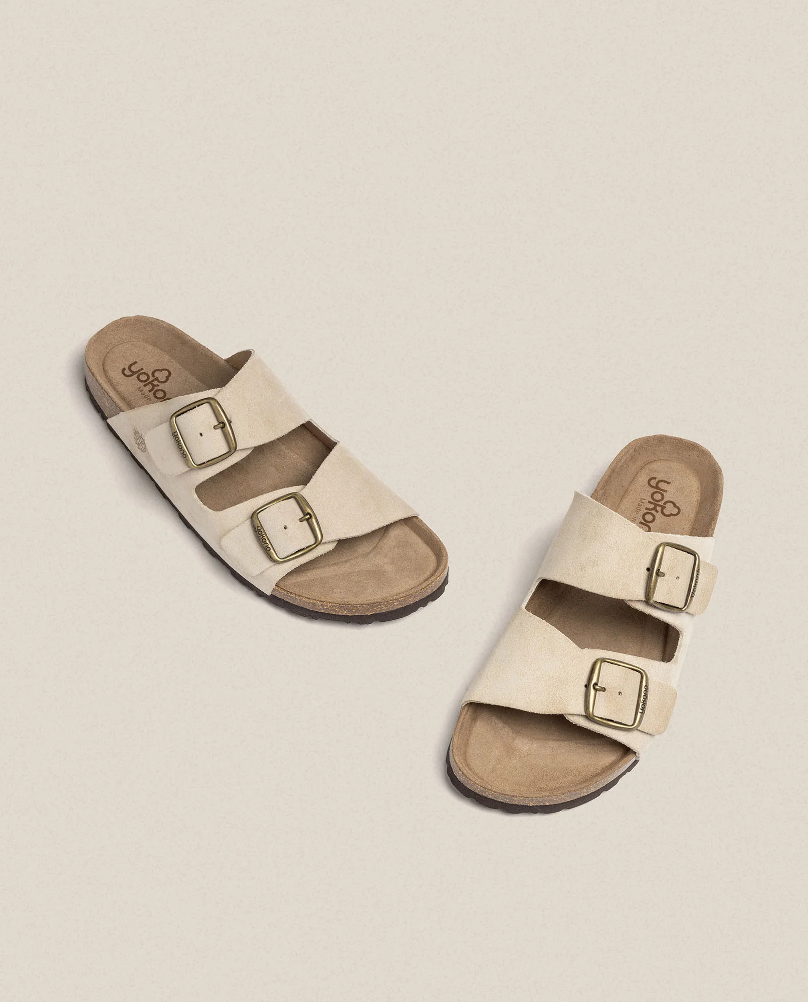 Sandalia plana Macam 150 beige