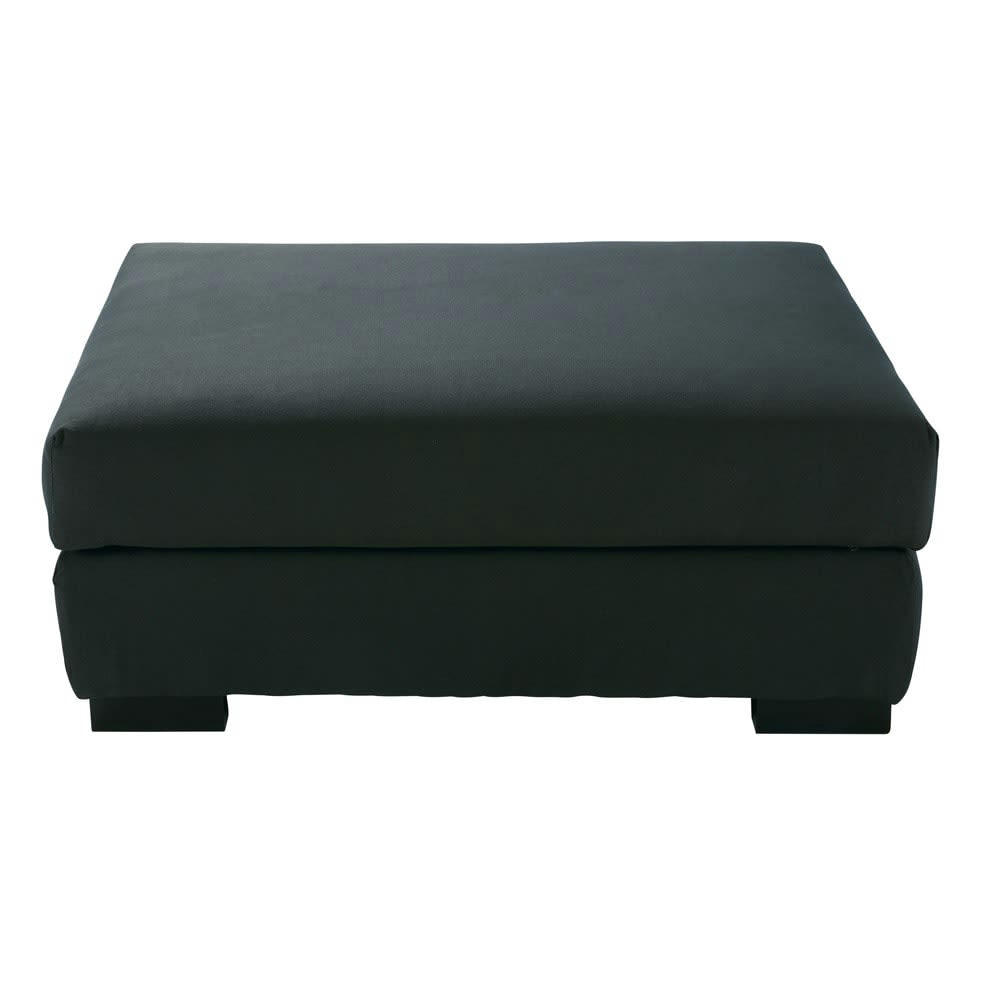 Terence - Pouf pour canapé modulable gris anthracite