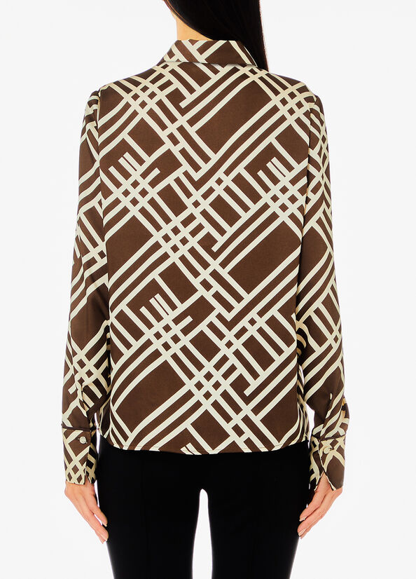 Camicia con stampa check