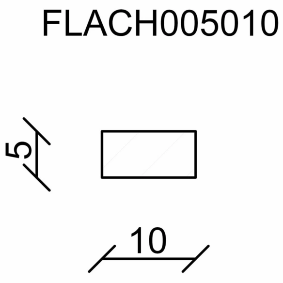 Flachleiste, Kiefernholz natur, LxHxT: 240 x 1 x 0,5 cm