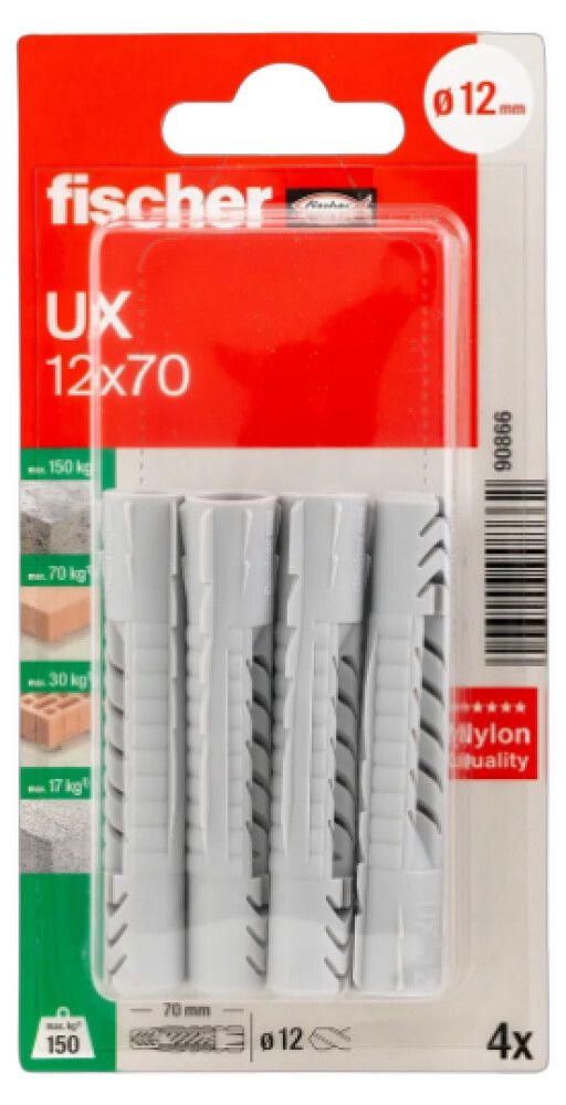 FISCHER UNIVERSALPLUGG UX 12X70