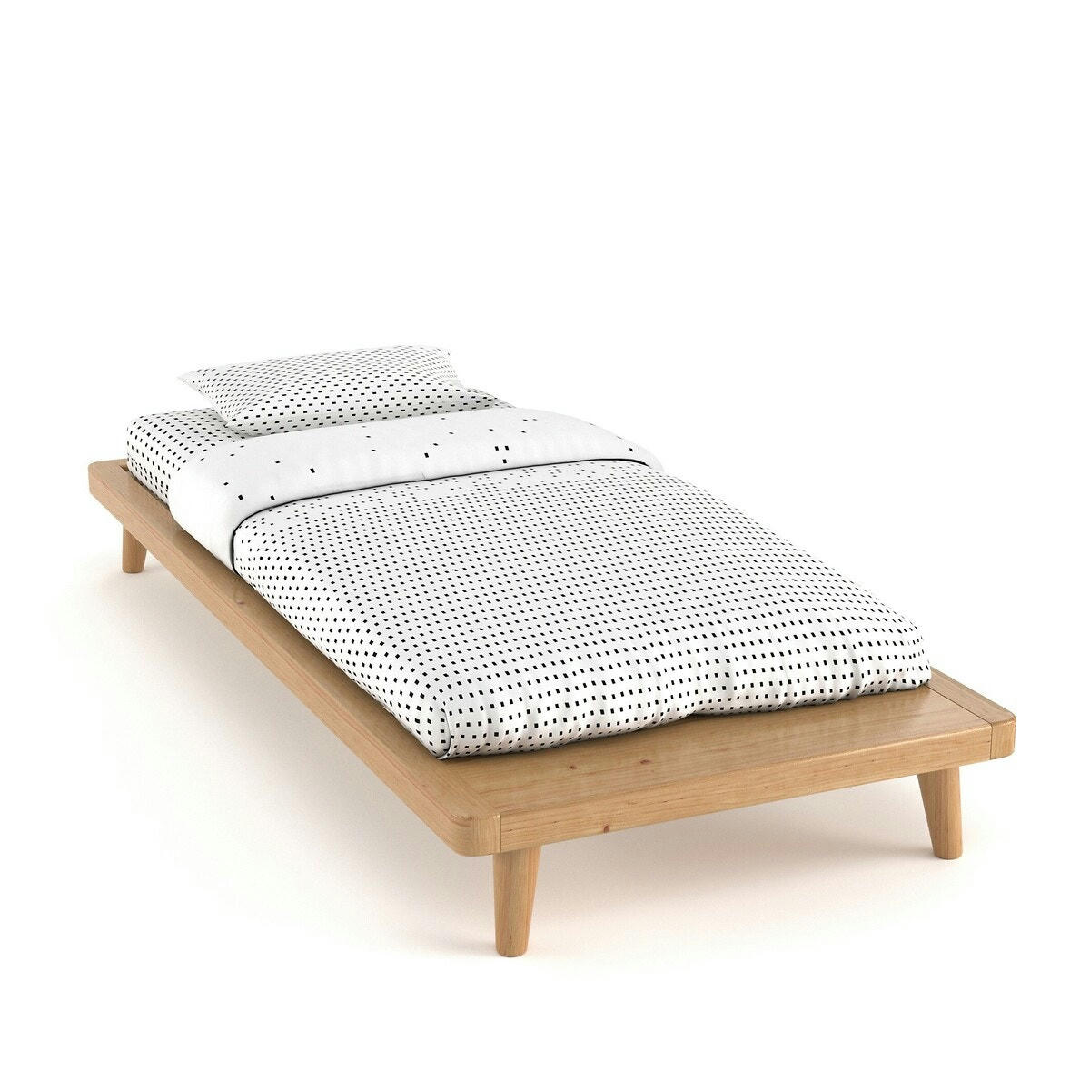 Lit plateforme + sommier + tablette, Jimi