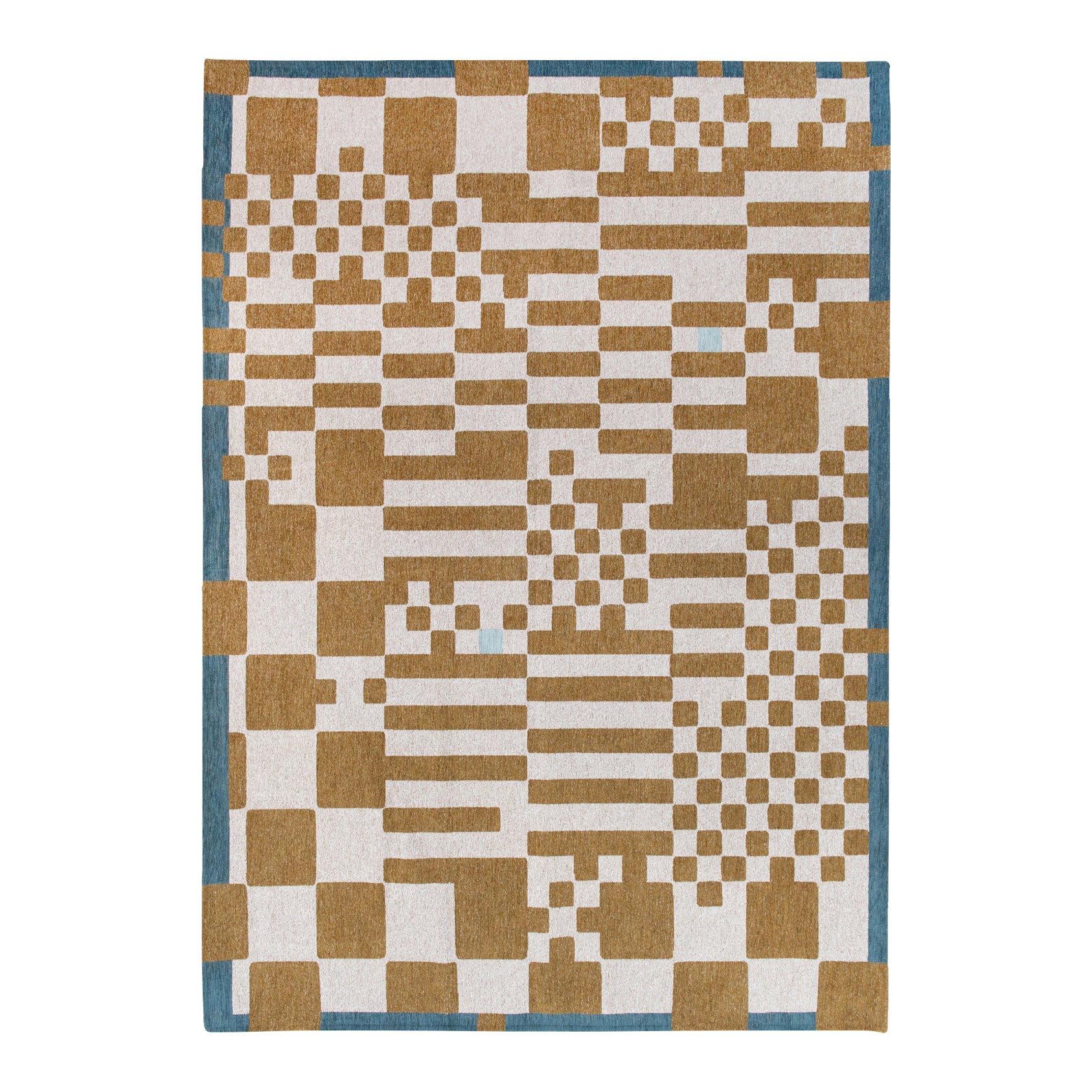 Louis de Poortere Craft Chess Vloerkleed 200 x 280 cm - Honey