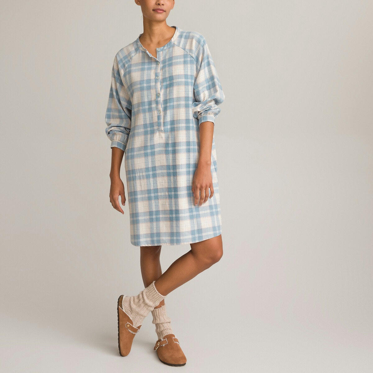 Chemise de nuit, en flanelle