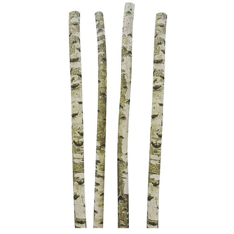 - Troncs de bouleau décoratifs (lot de 4)