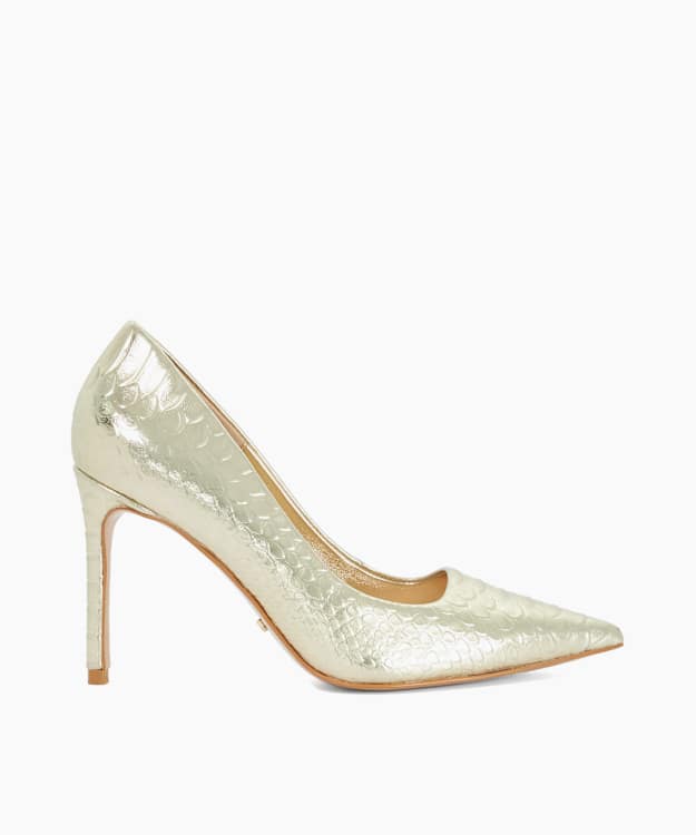 Assured Gold - Leather Court Shoes