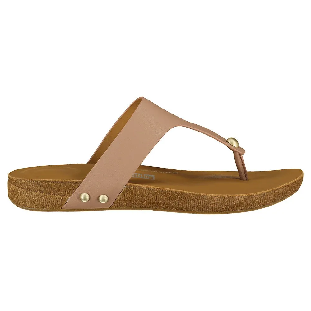 Fitflop Iqushion Leather Toe-Post flip flops