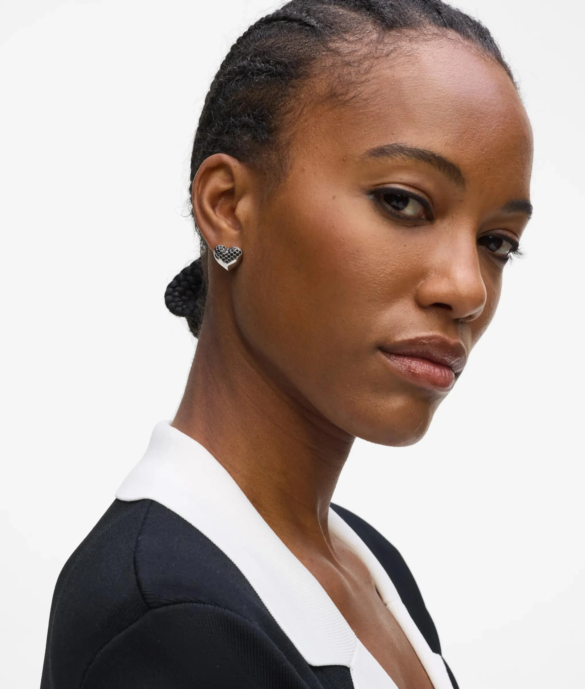 Clous d’oreille en forme de cœur