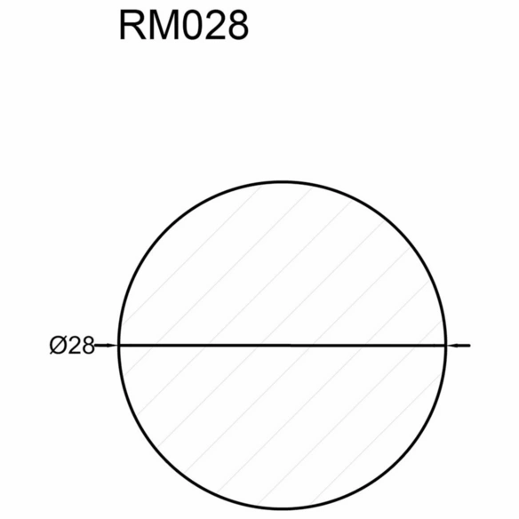 Rundstab, Länge: 100 cm, Fichtenholz