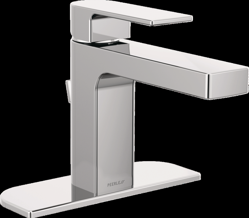 Peerless® Xander Single Handle Rigid Spout Single Hole Bathroom Sink Faucet, WaterSense® Certified, Chrome