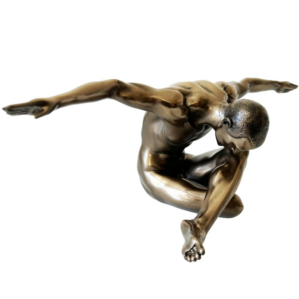 - Statuette en résine Homme nu 26 cm