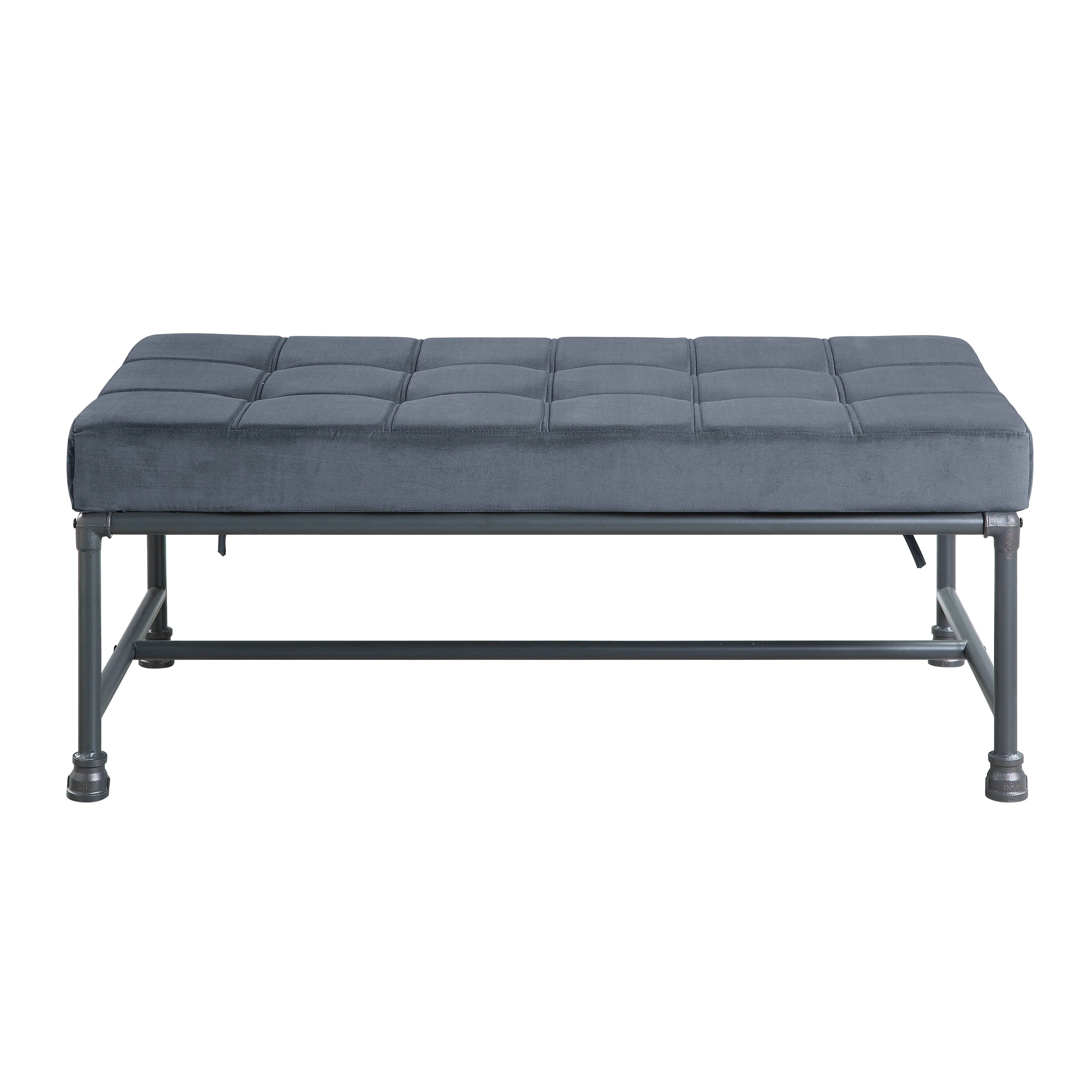 Modern Bench with Tufted Cushionon,Space-Saving Solution for Apartments