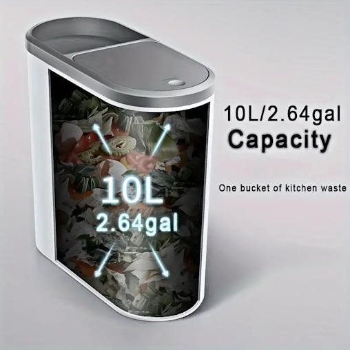 NNETM 1pc Bathroom Trash Can with Lid