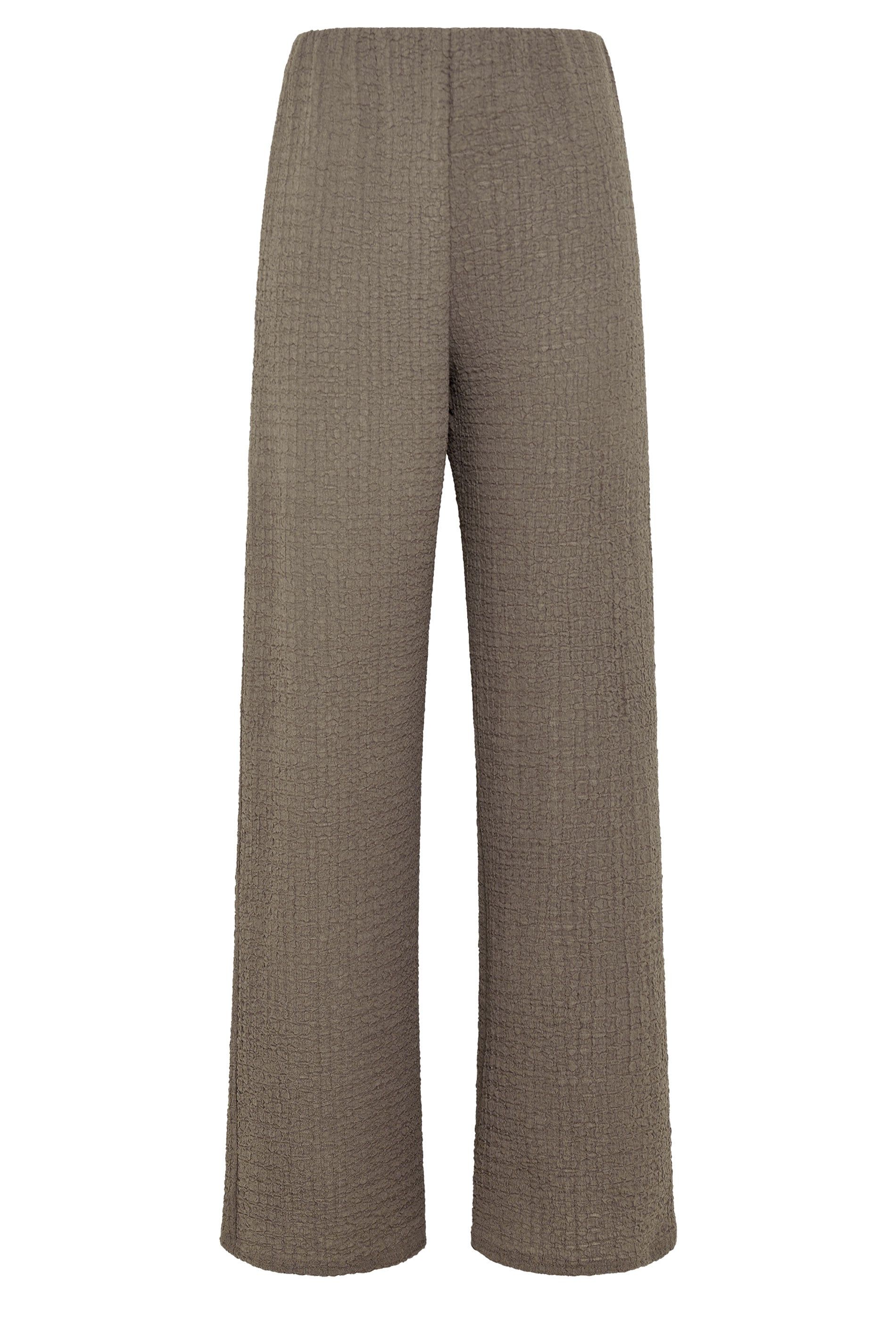 Long Tall Sally Tall Textured Wide Leg Trousers