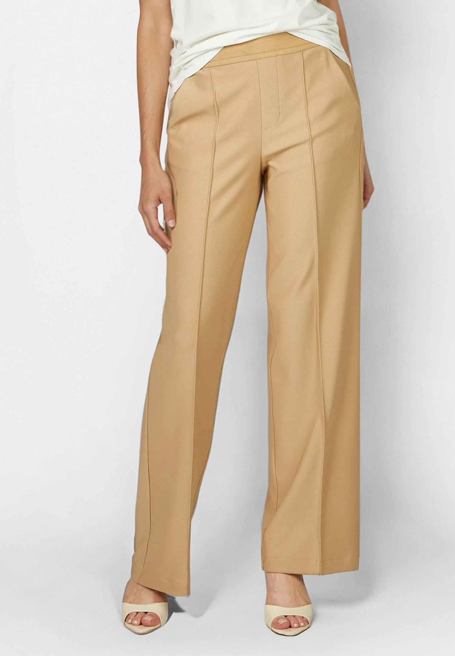 Wide Leg Hose mit Gummibund