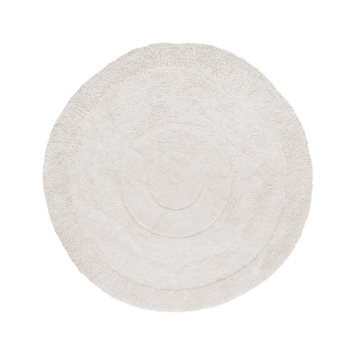 Lorena Canals - Wollteppich Arctic Circle, 250 x 250 cm, sheep white