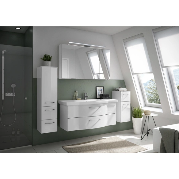 Highboard »Sprint Serie 6005«, (BxHxT): 30 x 73 x 30,9 cm, weiß