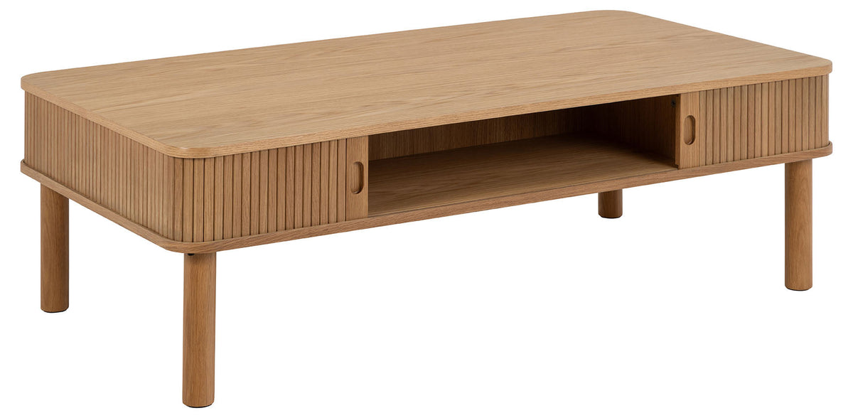 Rebellenclub Salontafel Mena - 130 x 70cm - Eiken