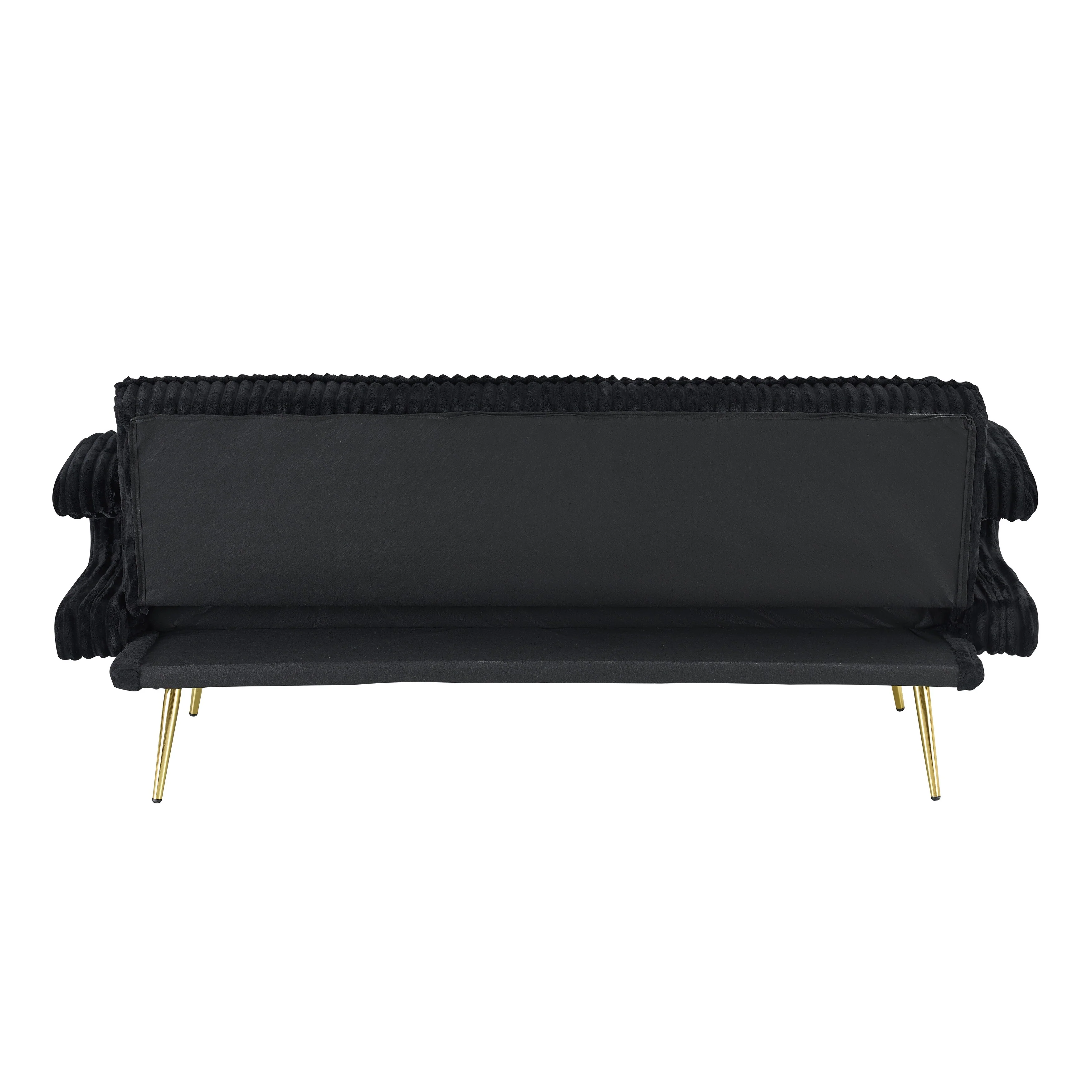 Straight-Row Corduroy Sofa With Throw Pillows, Featuring A Minimalist Style