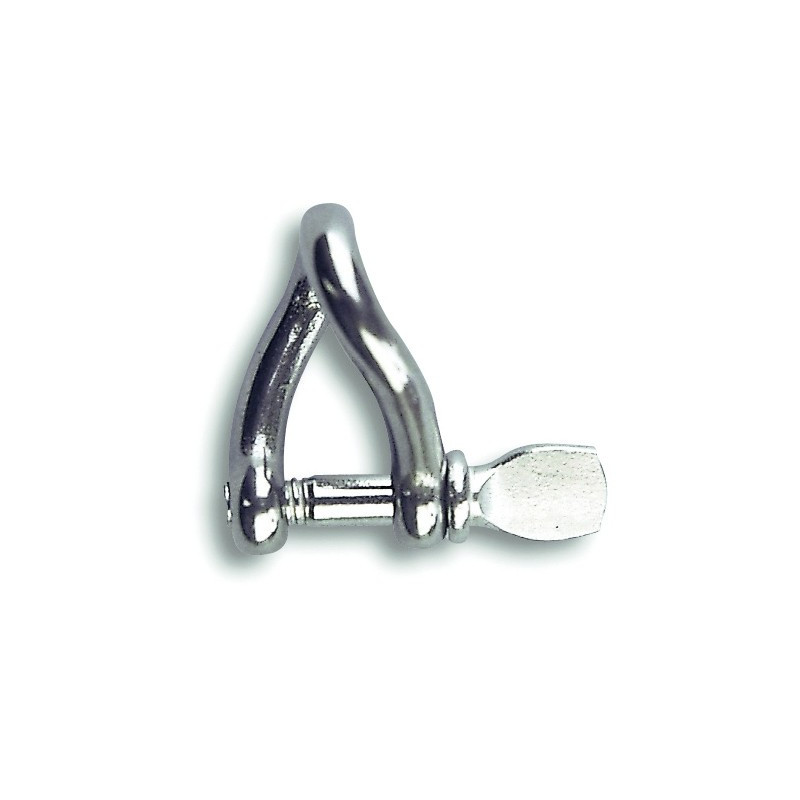Manille torse en acier inoxydable Ø 4 x 8 mm CHAPUIS