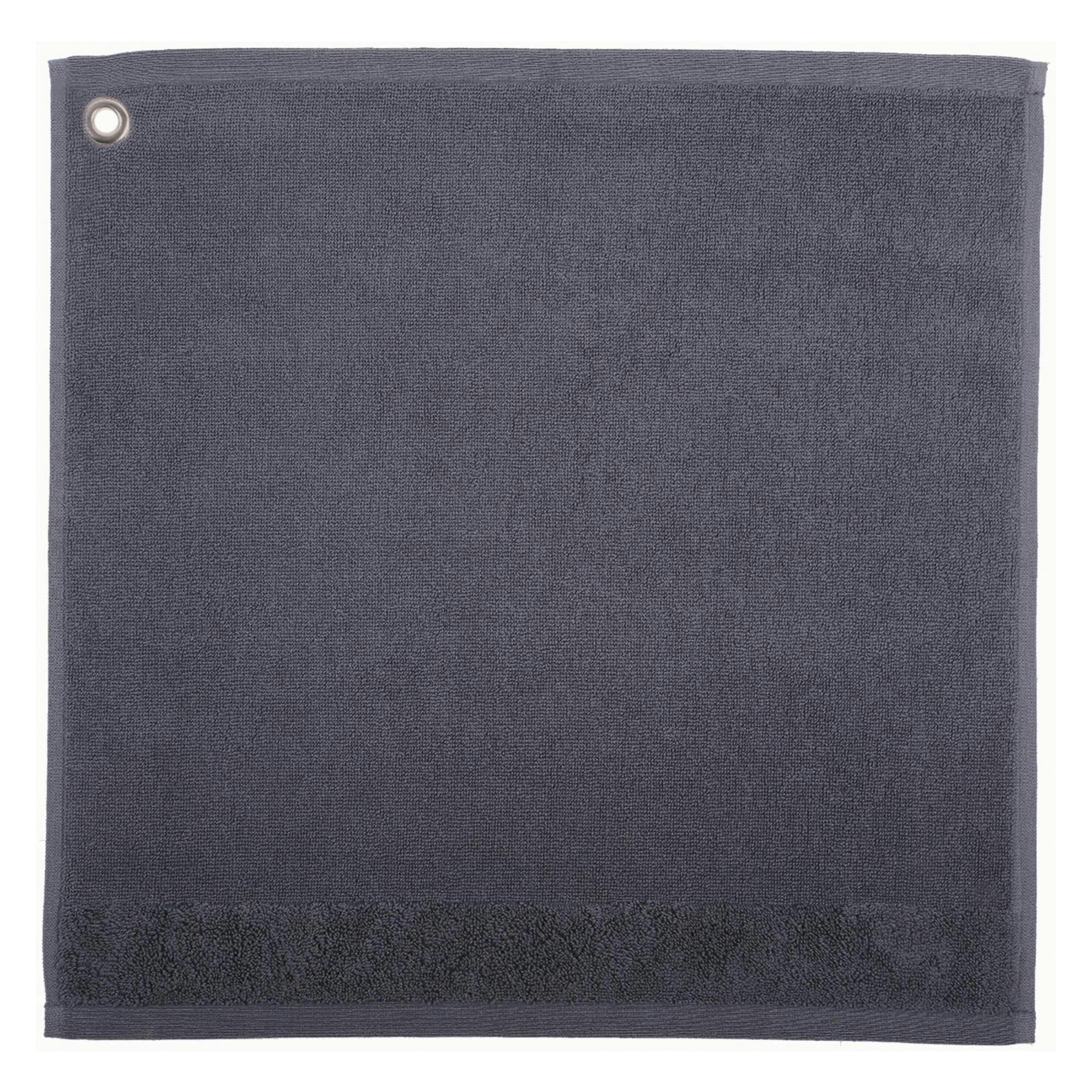 CURL - Essuie mains Œillet  en coton ombre 50 x 50