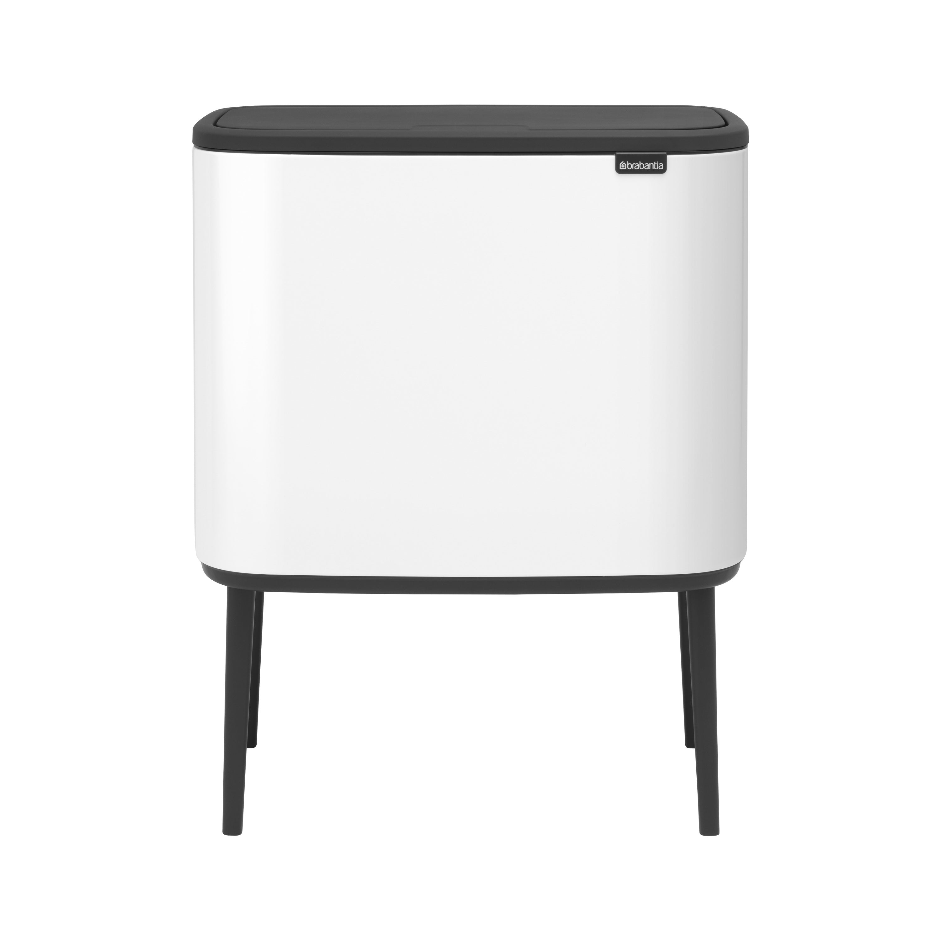 Brabantia Bo Touch Bin Afvalemmer 3 x 11 L - Wit