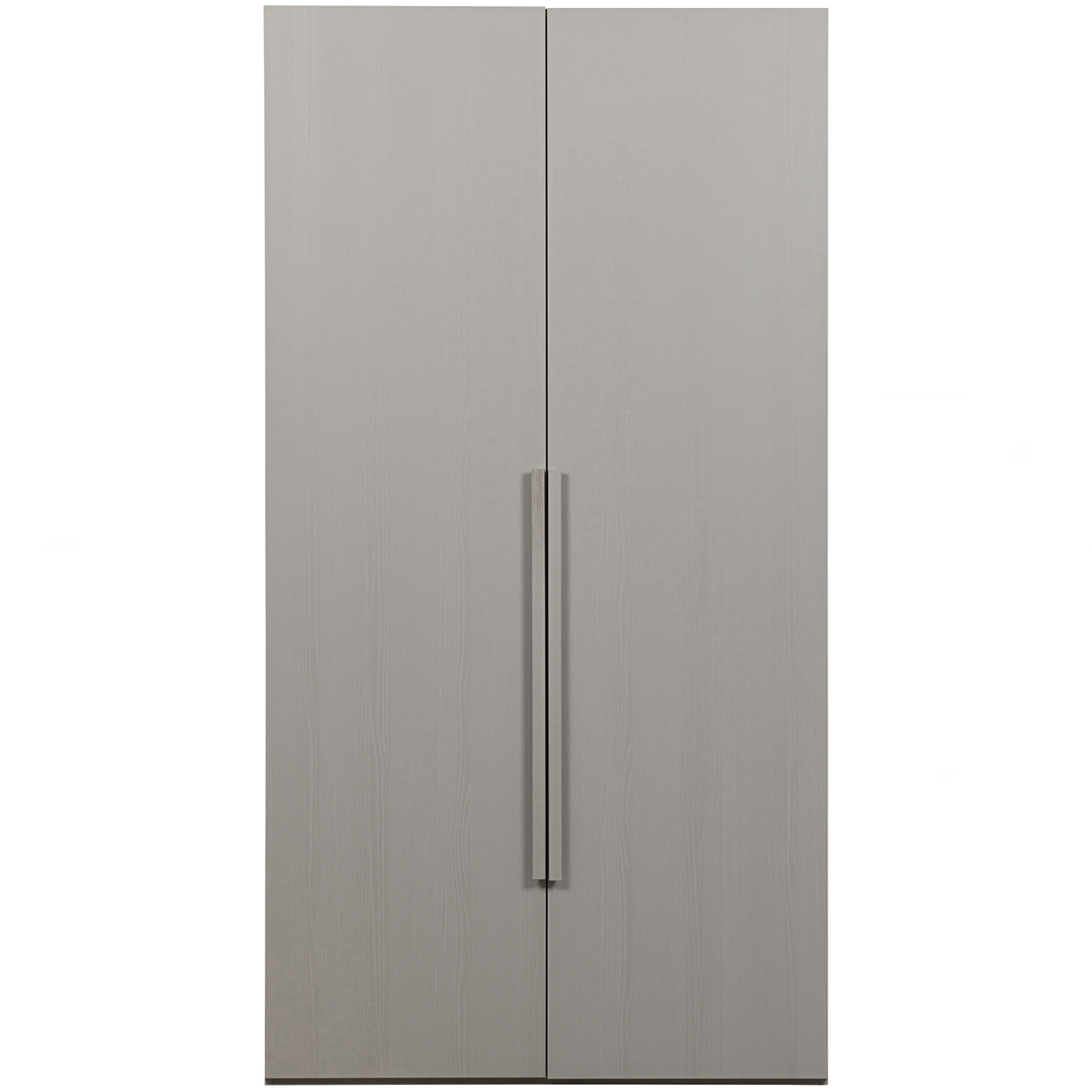 WOOOD kledingkast 2-deurs freep lang Rens - Noten/Grijs - 210x110x58