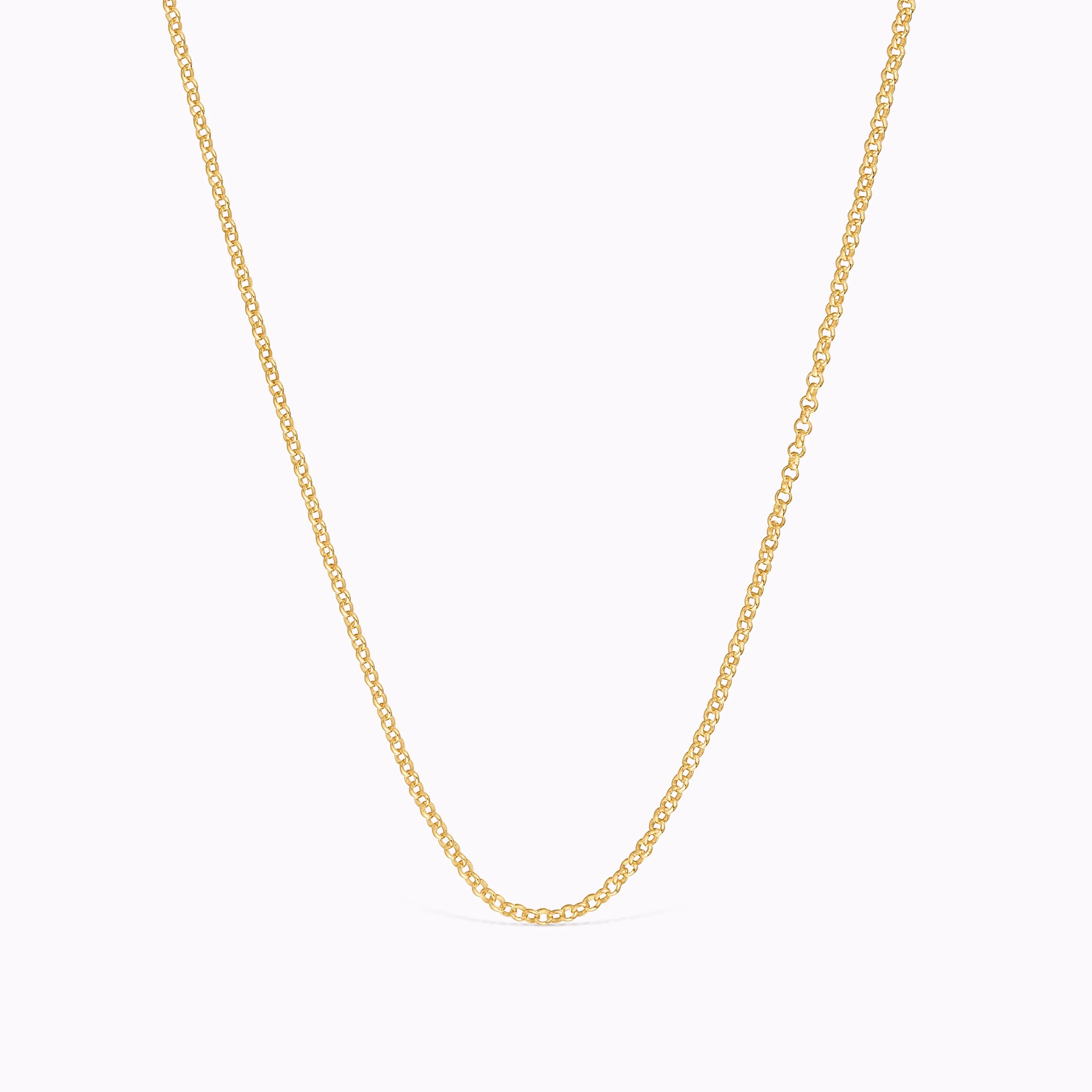 Collar mediano de oro 60 cm Basic