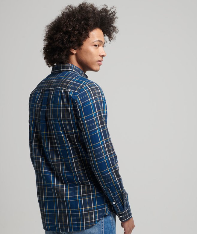 Cotton Check Merchant Shirt