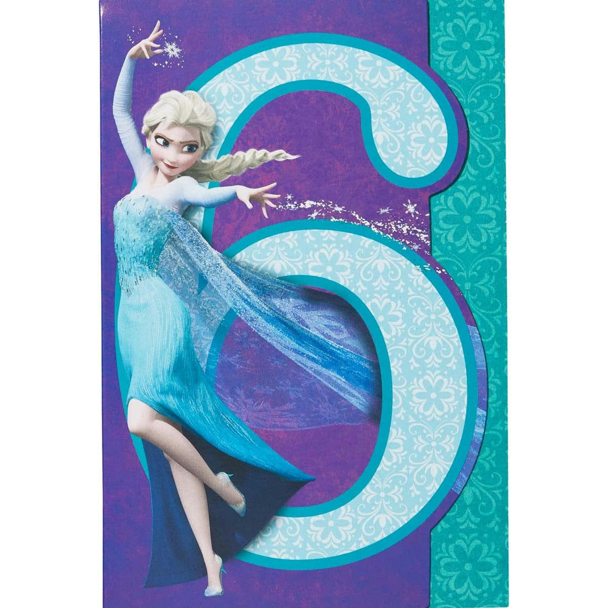 - Carte Anniversaire 6 Ans La Reine Des Neiges